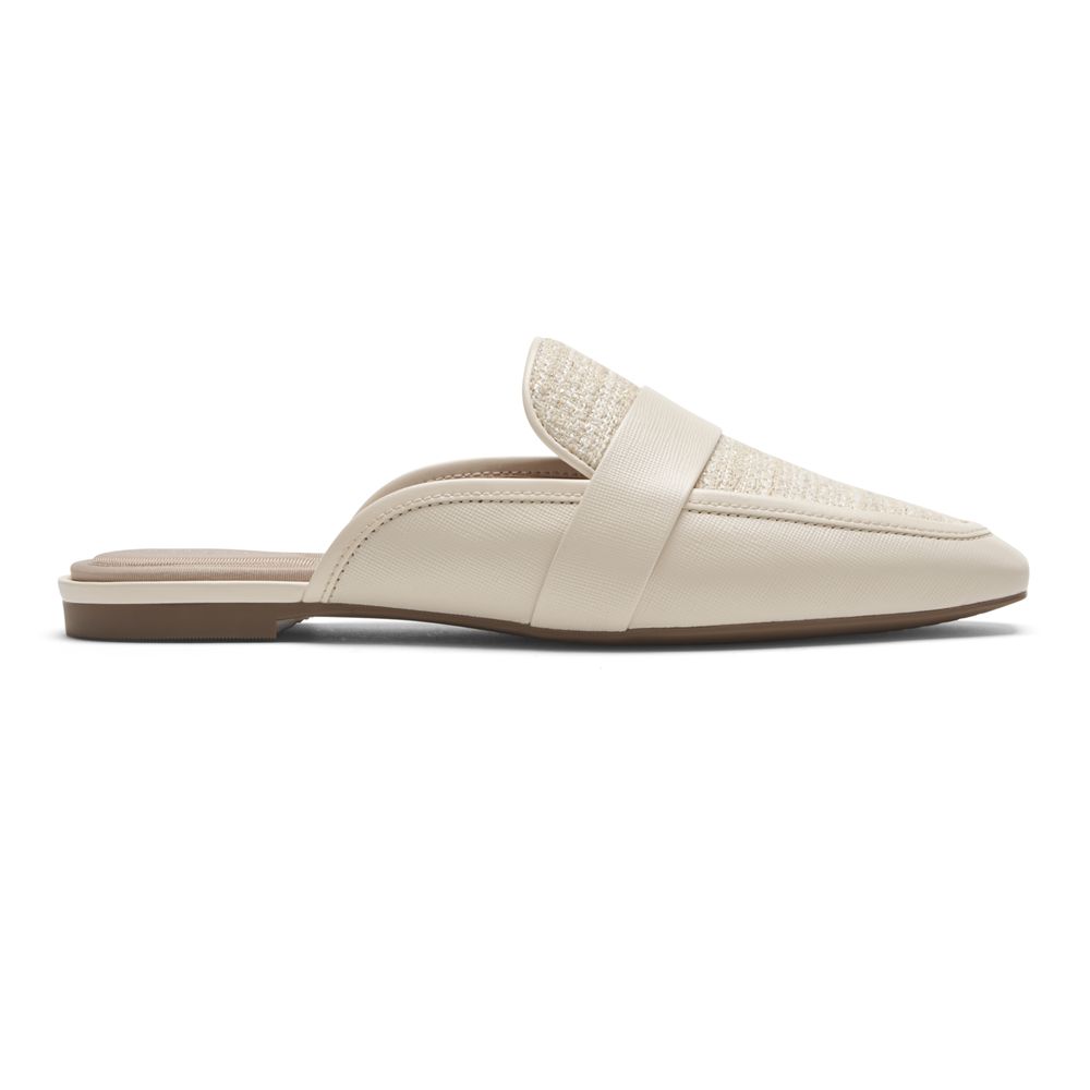 Rockport Total Motion Laylani Slide - Womens Loafers - Beige - NZ (CGR-037594)